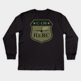 Herc - C-130 Hercules Kids Long Sleeve T-Shirt